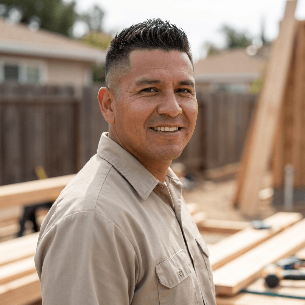 David Rodriguez organizing CRULAN home products